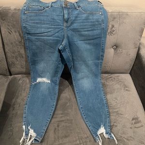 Torrid distressed jegging